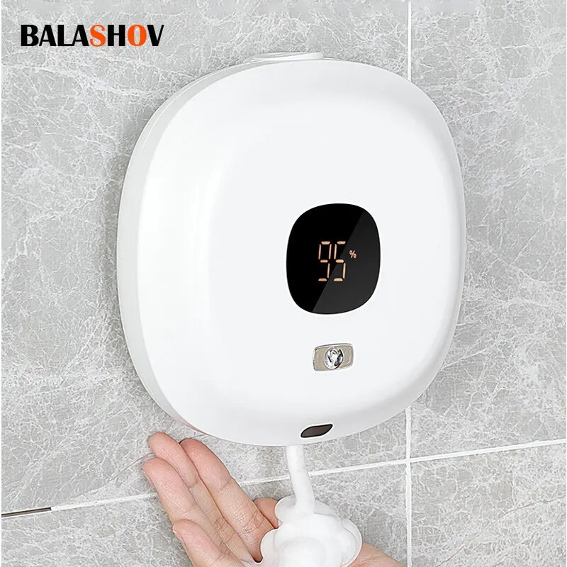 Tự Động xà phòng dạng bọt Máy Rút Phòng Tắm Thông Minh máy cầm tay Giặt Với sạc USB Chất Lượng Cao chất liệu nhựa ABS Xà Phòng Dispenser