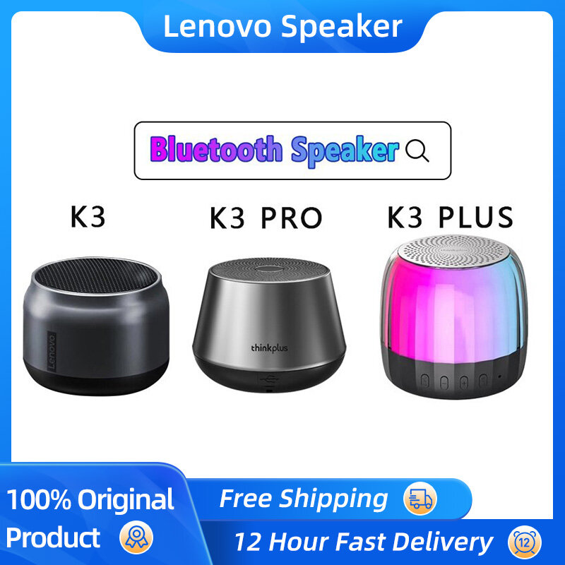 Lenovo loa k3 k3 plus và k3 pro bluetooth tws âm thanh nổi hd loa siêu trầm âm thanh vòm hộp âm thanh mini
