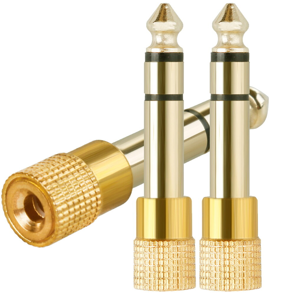Rovtop 3 cái adapteur jack âm thanh contacteur 6.35mm/6.5mm mâle VERS 3.5mm femelle
