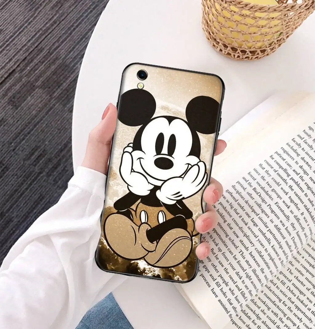 Love Mickey Mouse New Case Fashion Mobile Phone Case Soft Black For Oppo Realme Q 2 A5 3 Pro Realme X Lite 5 Pro 5s 5i Xt X2 C2 C3 6 Pro