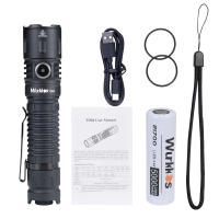 Wurkkos TD04 XHP50D HI Rechargeable Flashlight USB-C 3000 lumens Torch IP68 Waterproof EDC Tail Switch21700 Battery Two Groups