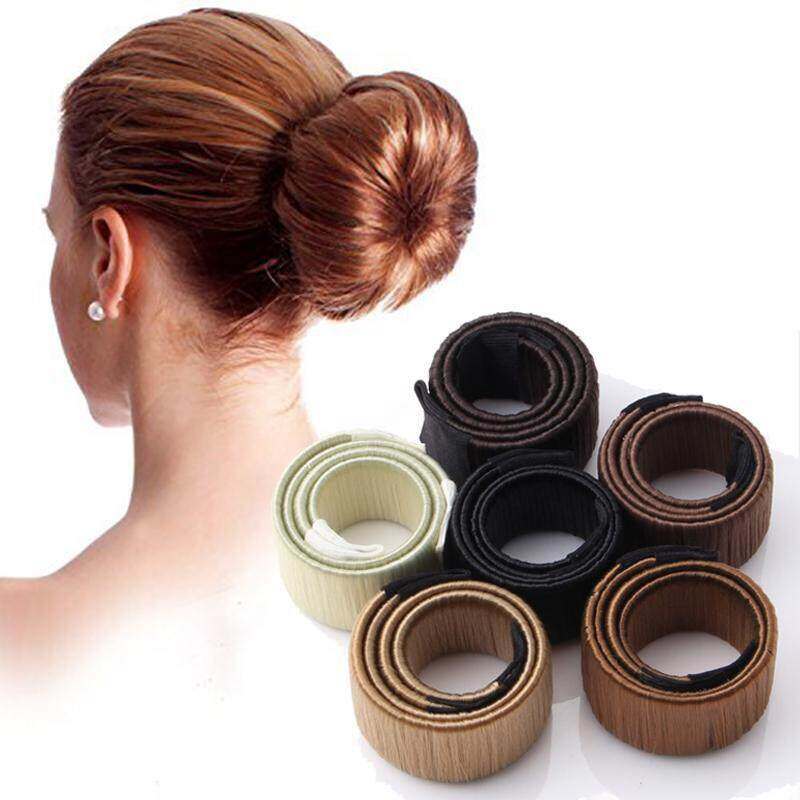 1 dây buộc đầu dụng cụ búi tóc tạo kiểu tóc tự làm kiểu pháp xoắn ma thuật dây buộc tóc xoăn sáng tạo cho nữ kẹp tóc phụ kiện tóc