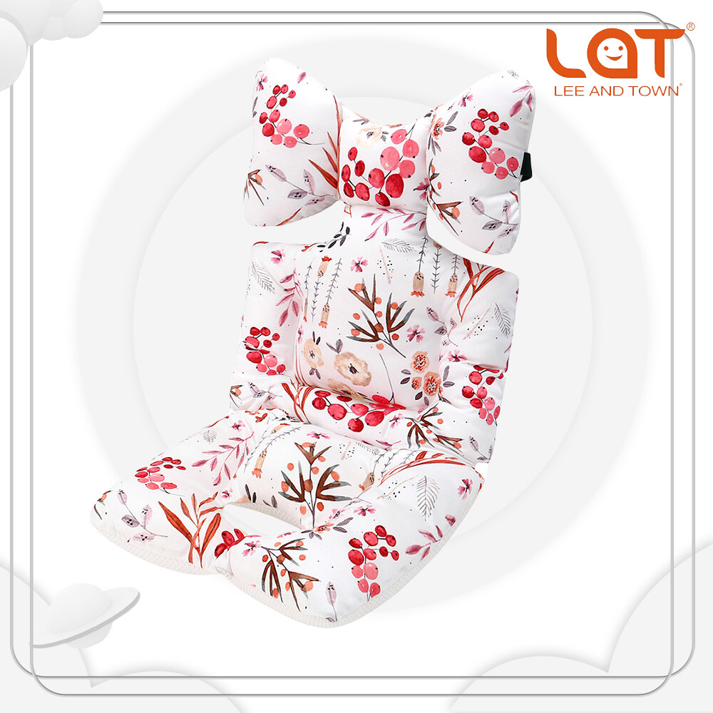 LAT Baby Stroller Mat Pad Accessories Cotton Diapers Changing Nappy Pad Seat Carriages/Pram/Buggy/Car General Mat for New Born baby Stroller Cushion Seat Cartoon trolly Mattress Baby Cart Pram Feeding Chair Cushion Pad ราคา 266 บาท*ส่งฟรี