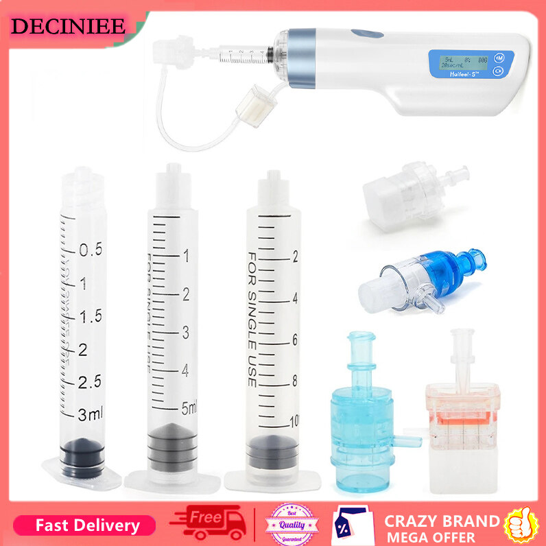 Đầu Kim MesoGun Trị Liệu Bằng Nước Hàn Quốc Nhập Khẩu Sâu Không Rò Rỉ Súng Mesotherapy Chân Không Lớn Áp Lực Tiêu Cực Ống Tiêm Chăm Sóc Da