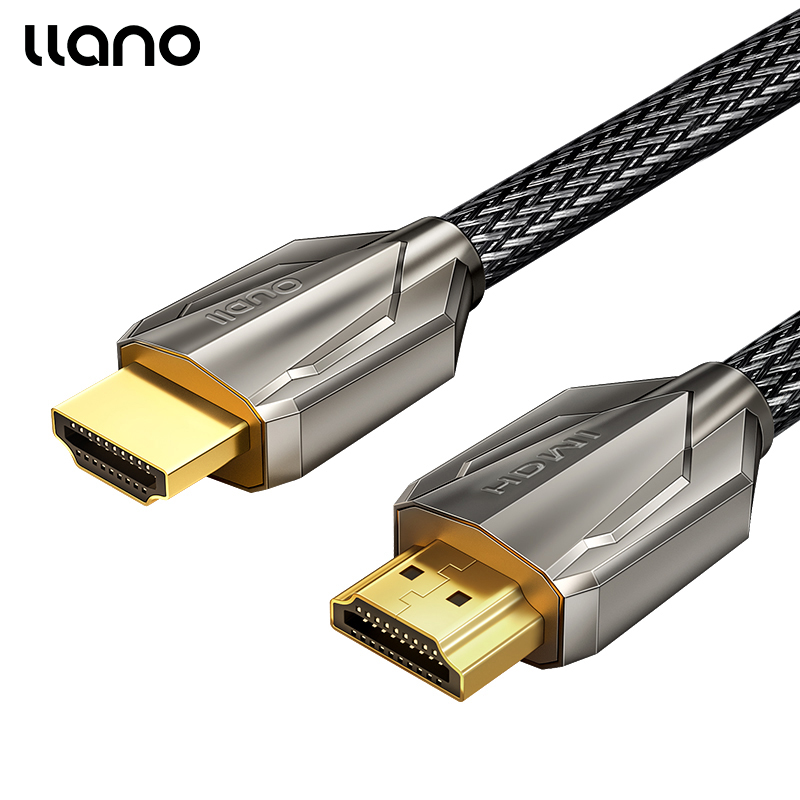 llano สาย HDMI 2.0 4K 4K/60Hz 2K/144Hz อุปกรณ์กล้อง GoPro 18Gbps ความเร็วสูงพิเศษสายทองแดงบริสุทธิ์สำหรับคอมพิวเตอร์พีซีแล็ปท็อป HDTV PS5 PS4สวิทช์สลับสัญญาณวิดีโอเสียง ราคา 198 บาท*ส่งฟรี