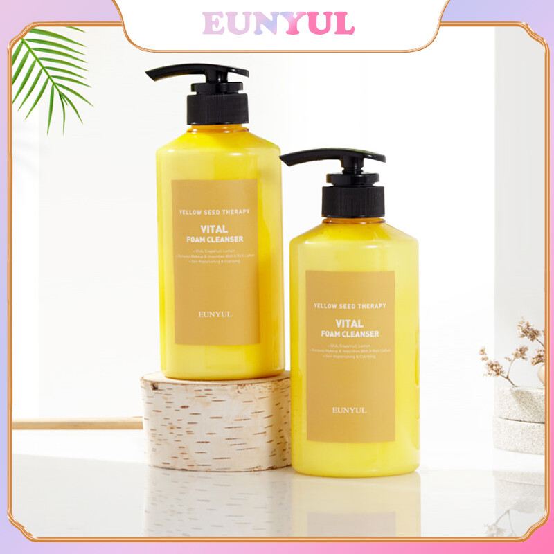 Gambar EUNYUL Yellow Seed Therapy Vital Foam Cleanser face wash simple skincare Remove impurities Fresh and soft scent 500ml ?????????