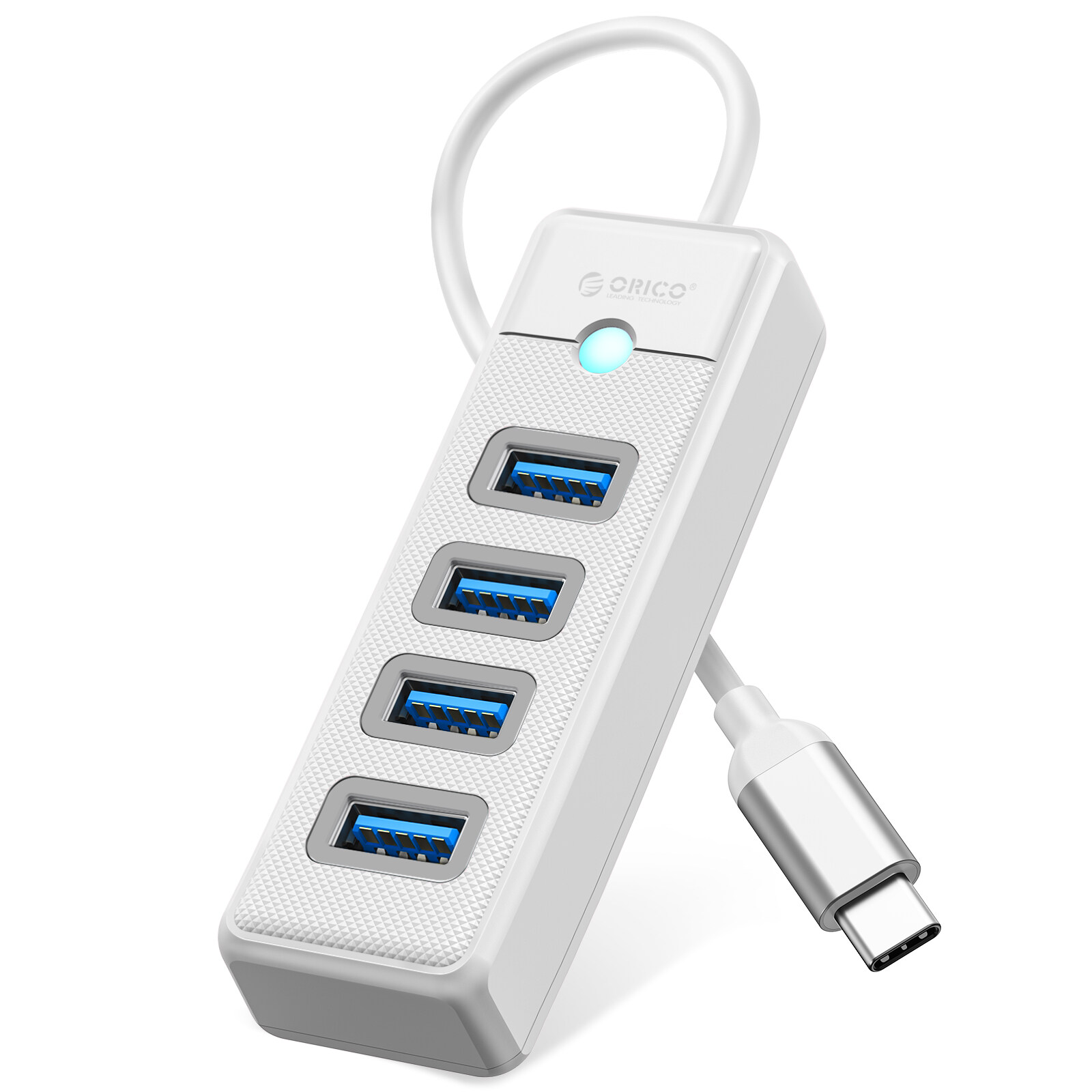 ORICO mini 4 cổng USB 3.0 HUB 5Gbps tốc độ cao đa Loại C Splitter siêu mỏng Bộ chuyển đổi OTG cho má