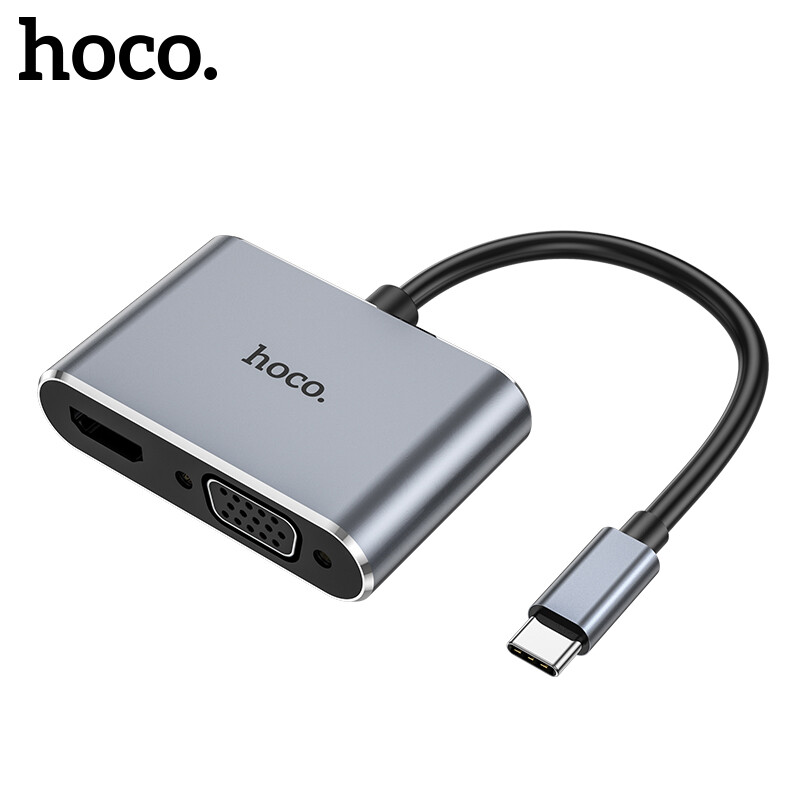 Hoco bộ chuyển đổi hb29 usb c hub type c sang đa chức năng bộ chuyển đổi hdmi cho macbook pro huawei mate 30 samsung usb-c type c hub