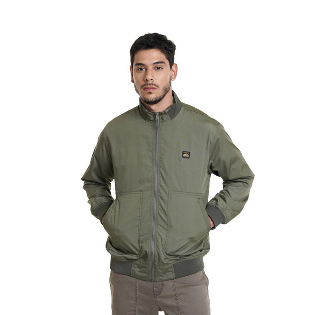 Men'S Harrington Jacket - Vintage Tooling Style, Polycotton