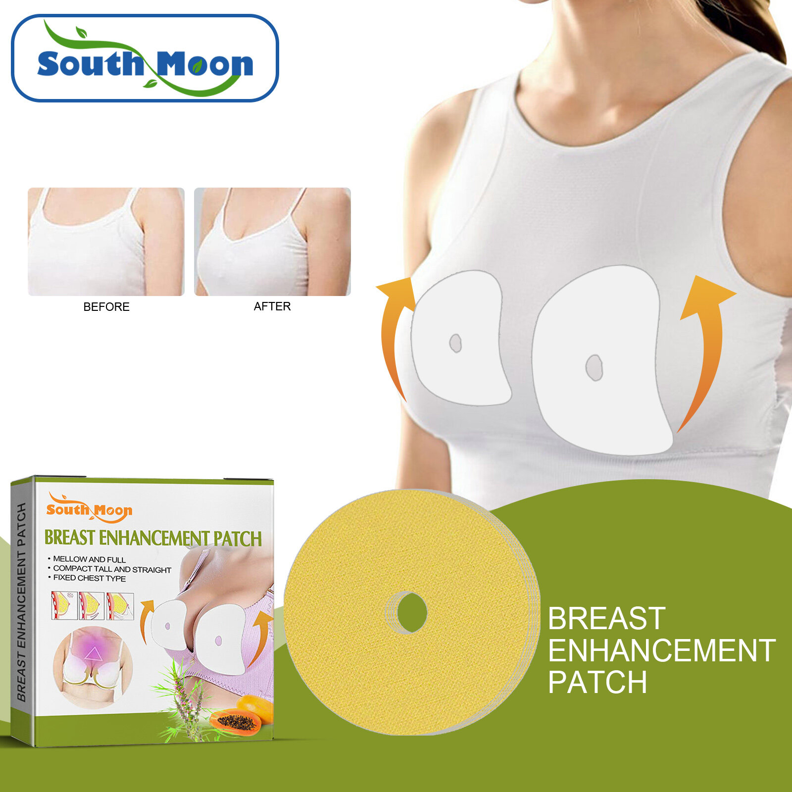 South Moon Breast Enhancement Patch Tight Strong Anti Sagging Gathered
