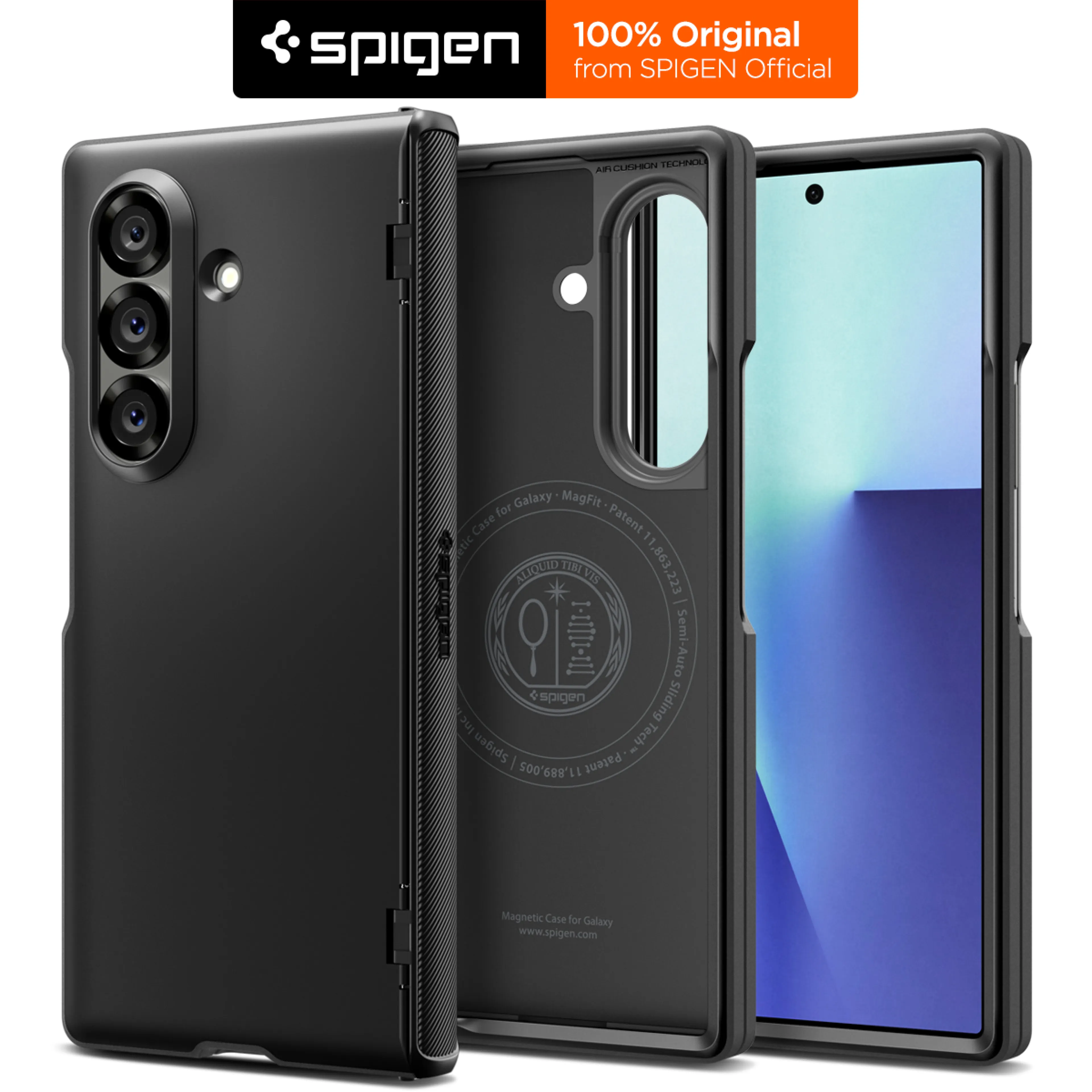 SPIGEN Case for Galaxy Z Fold 7 [Slim Armor Pro MagFit] Full Coverage with Auto-Sliding Technology / Galaxy Z Fold 7 Case / Galaxy Z Fold 7 Casing