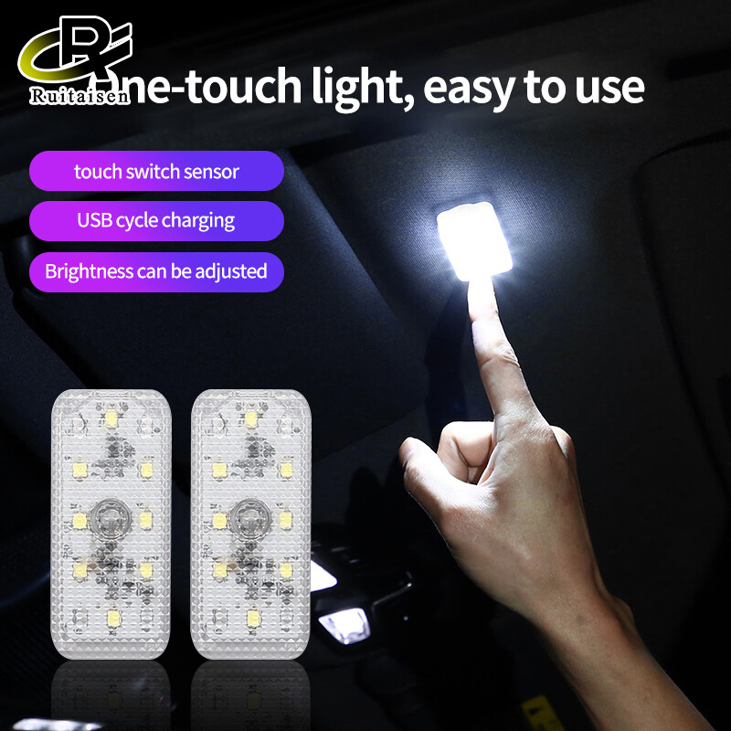 Đèn led không dây đèn nội thất đèn led đèn trần xe hơi từ tính đèn đọc sách đèn nội thất trang trí xe hơi