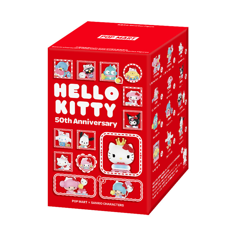 POP MART Sanrio Characters Hello kitty 50th Anniversary Series Figures Blind Box