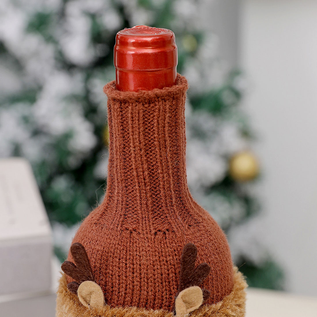 Christmas Wine Bottle Cover Sweater Wine Bottle Cover Bags Santa
