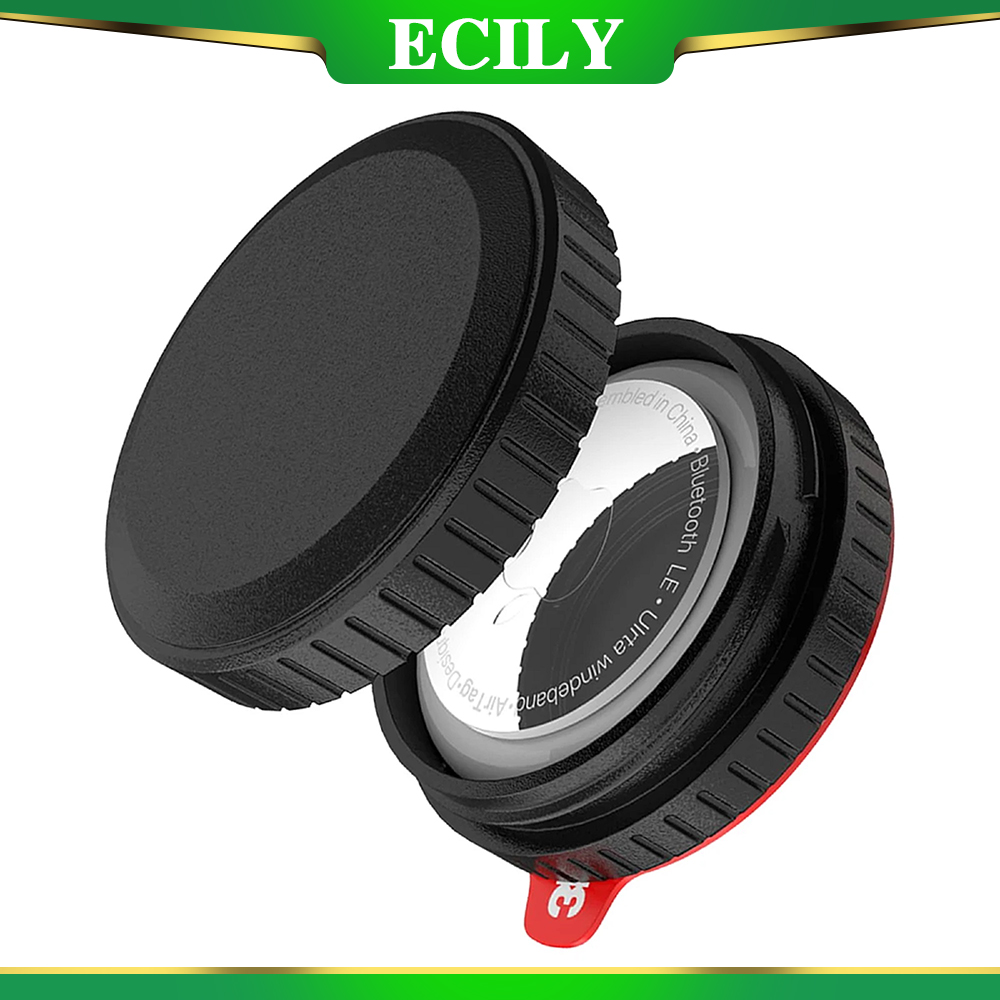 ECILY For Apple Airtag Holder Case For Wallet Mountain Bike TV Remote Car Sticker Anti-Lost GPS Location for Apple Airtag ราคา 117 บาท*ส่งฟรี