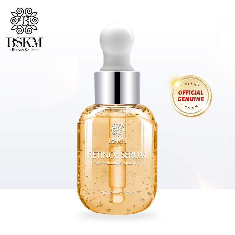 Gambar BSKM Retinol Serum Anti Aging Lifting Firming Collagen Facial Essence Remove Wrinkles Relieve Fine Lines Repair Tighten Skin 28ml