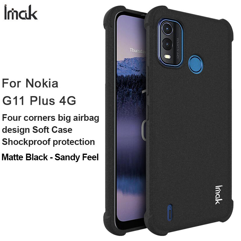Dành cho nokia g60 nokia g11 plus nokia x30 ốp chống sốc bảo vệ bao quanh imak ốp tpu mềm chống sốc màu đen xám