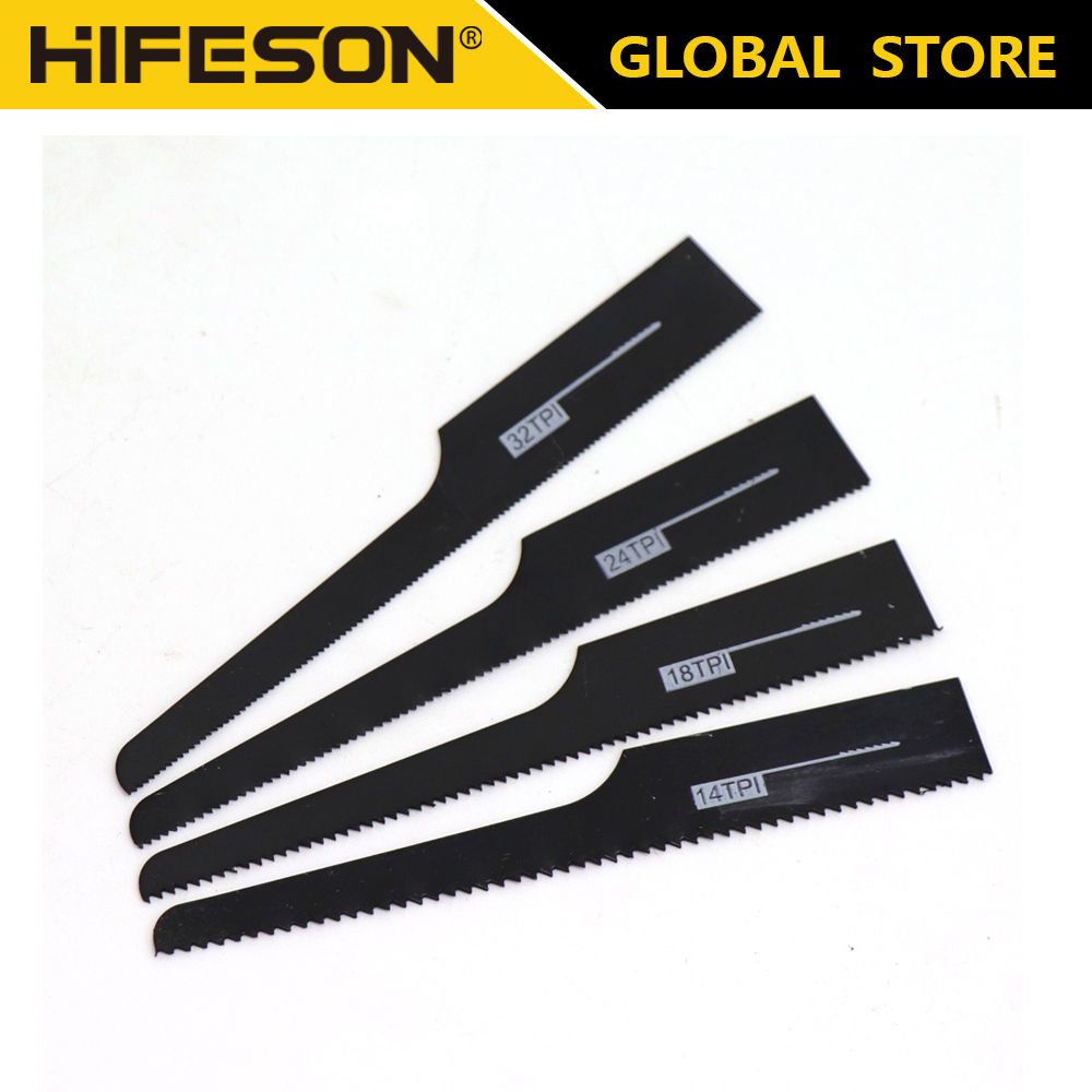 Hifeson 10 chiếc lưỡi cưa chuyển động 14t hoặc 18t hoặc 24t hoặc 32t cho dụng cụ cưa giũa khí nén lưỡi cưa kim loại lưỡi cưa gỗ