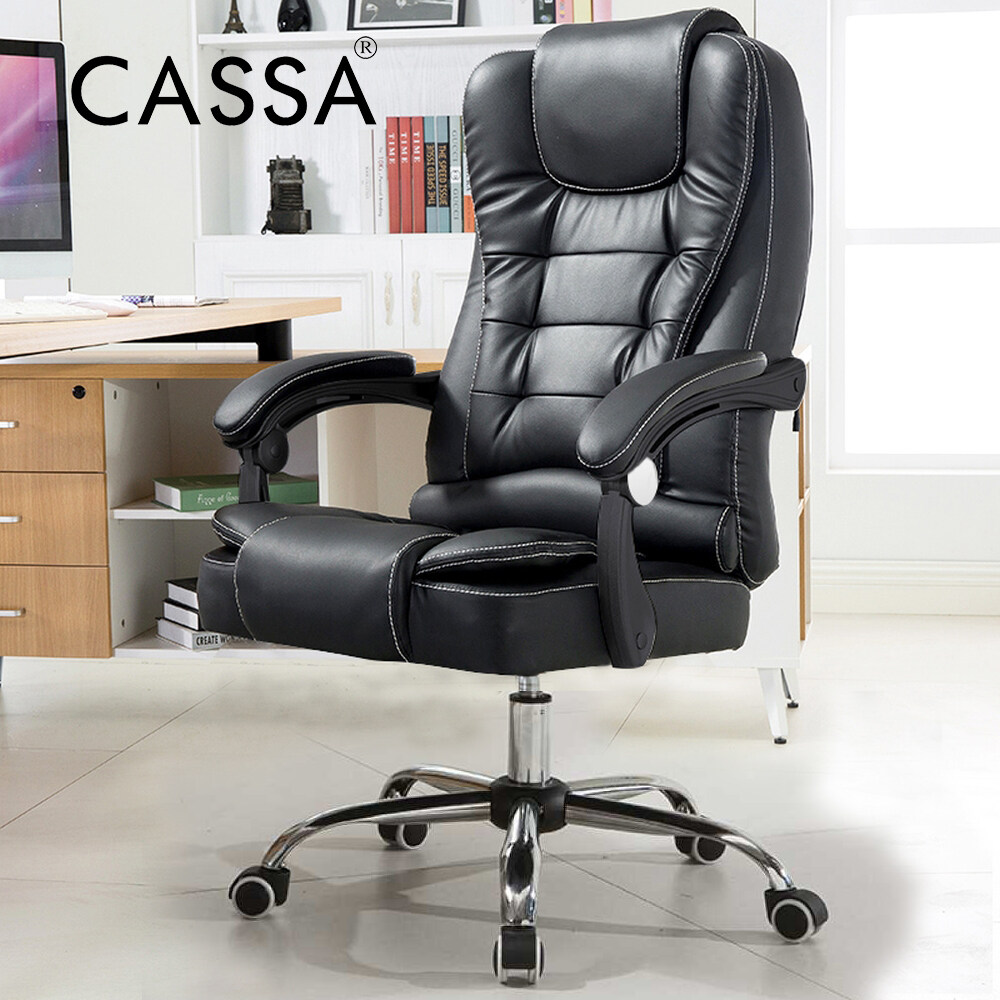 Upgraded Improved Version Cassa Massage Function Office Chair Pu