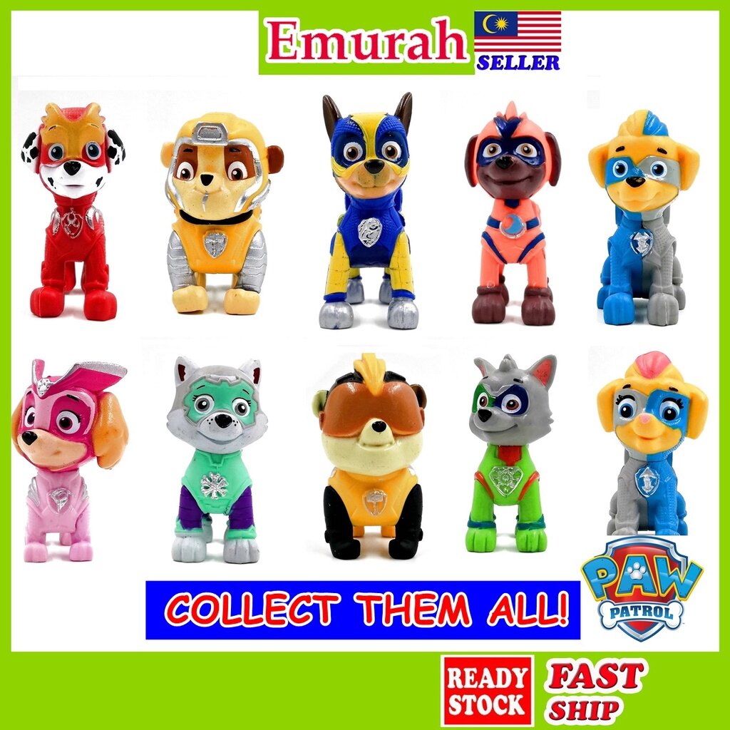 mighty pups figures set