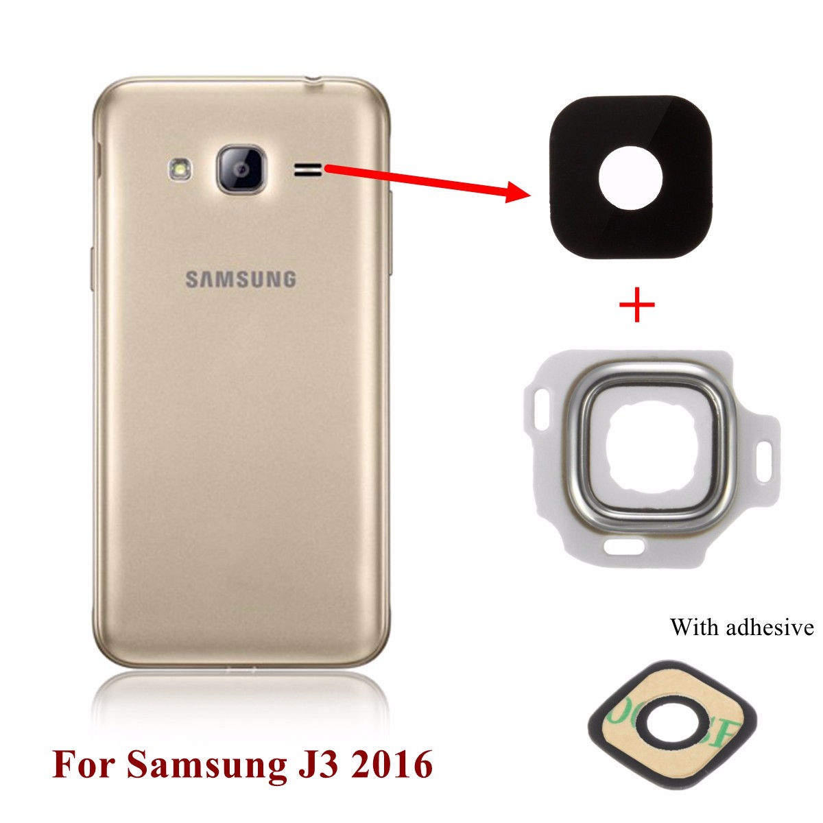 Samsung Galaxy J3 16 Rear Facing Camera Glass Lens Buy Online At Best Prices In Bangladesh Daraz Com