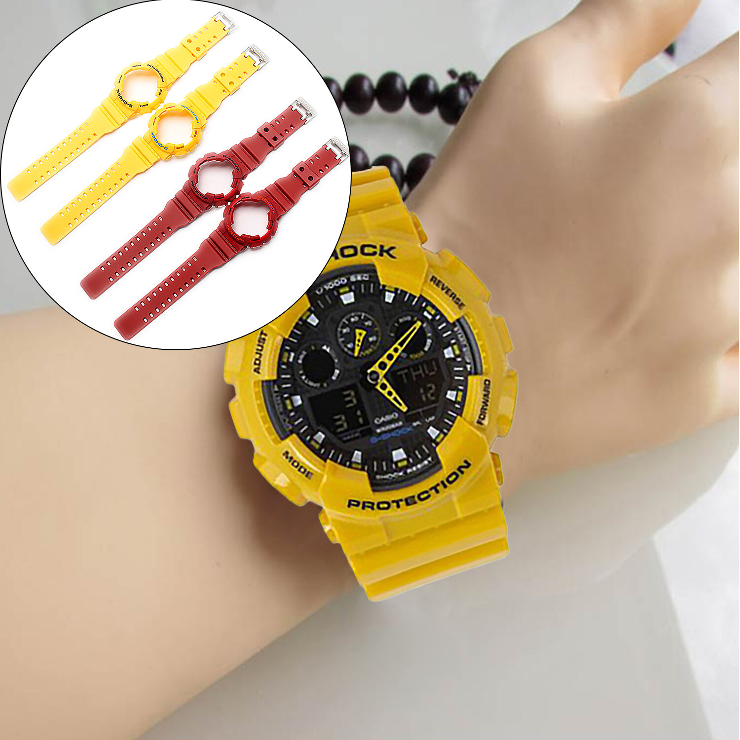 g shock ga 110 yellow