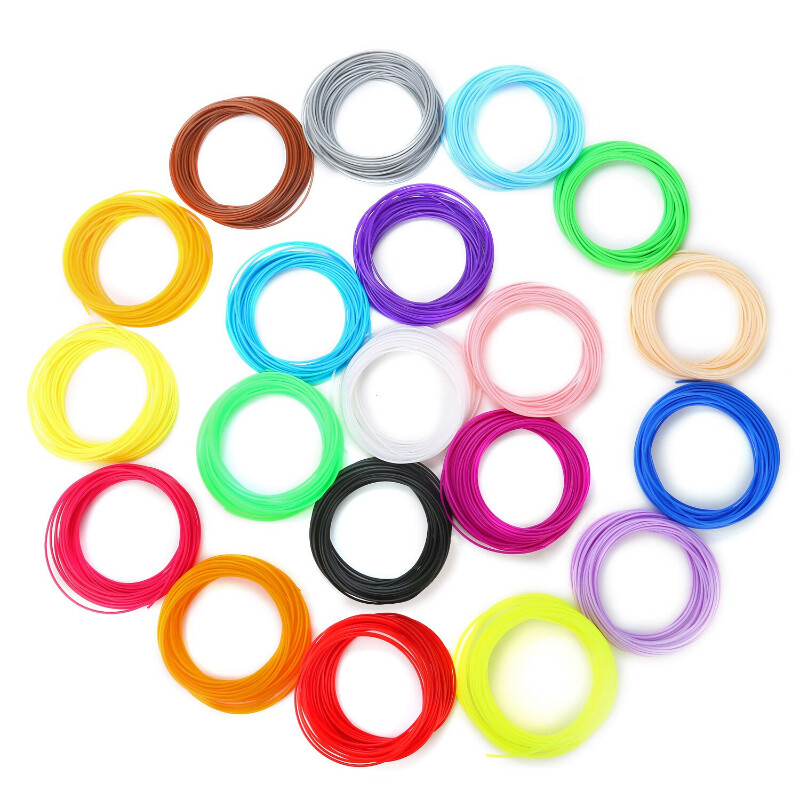 Painting DIY 3D Printing Colorful random 3D Printing Materials For 3D Printing Pens 50M/1968.5inch 100M/3937inch  PCL PLA Filament 1.75mm/0.068inch - ยี่ห้อ TH ราคา 137 บาท*ส่งฟรี
