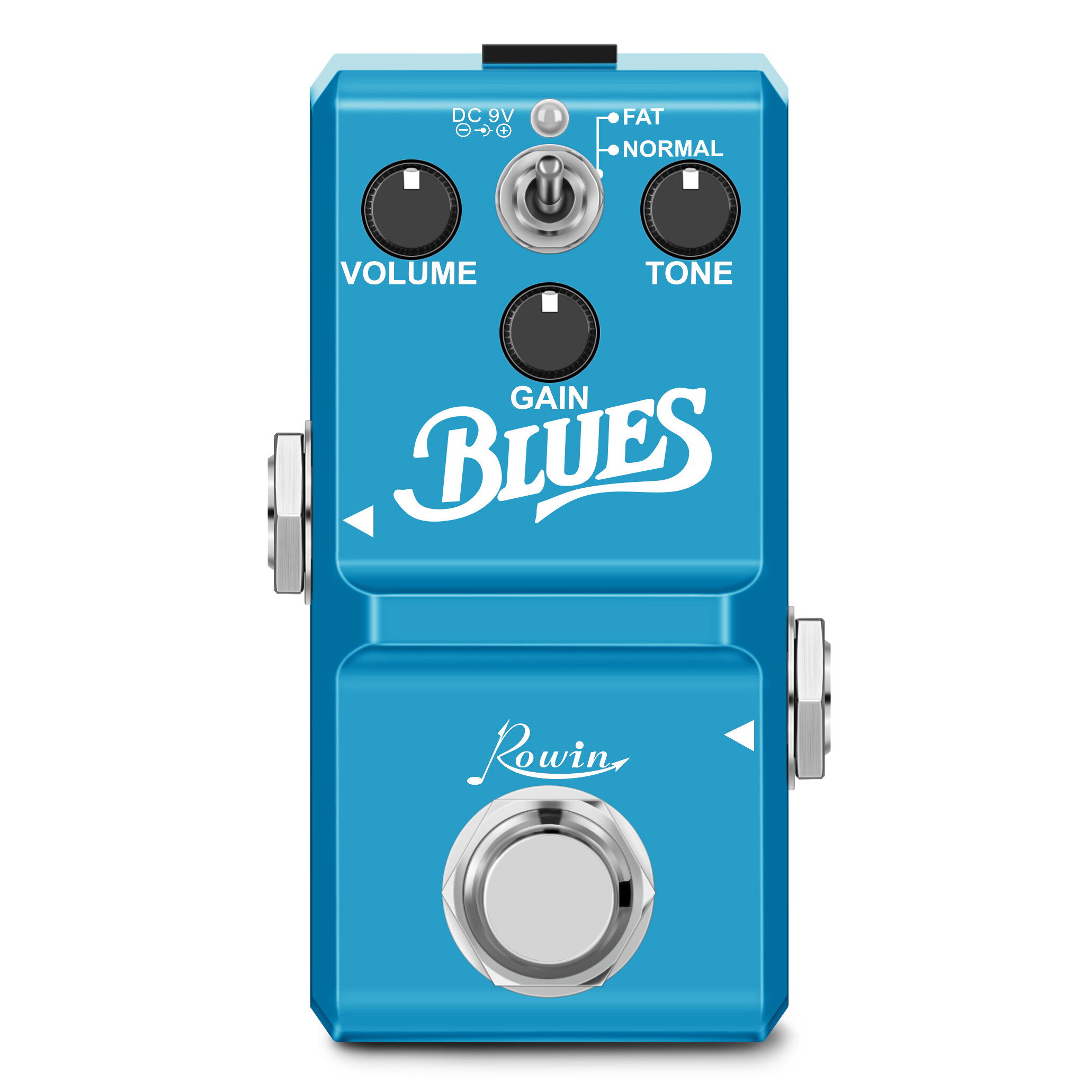 Rowin LN-321 Guitar bàn đạp hiệu ứng vượt tốc Blues Nano bàn đạp siêu nhỏ kích thước chức năng true bypass