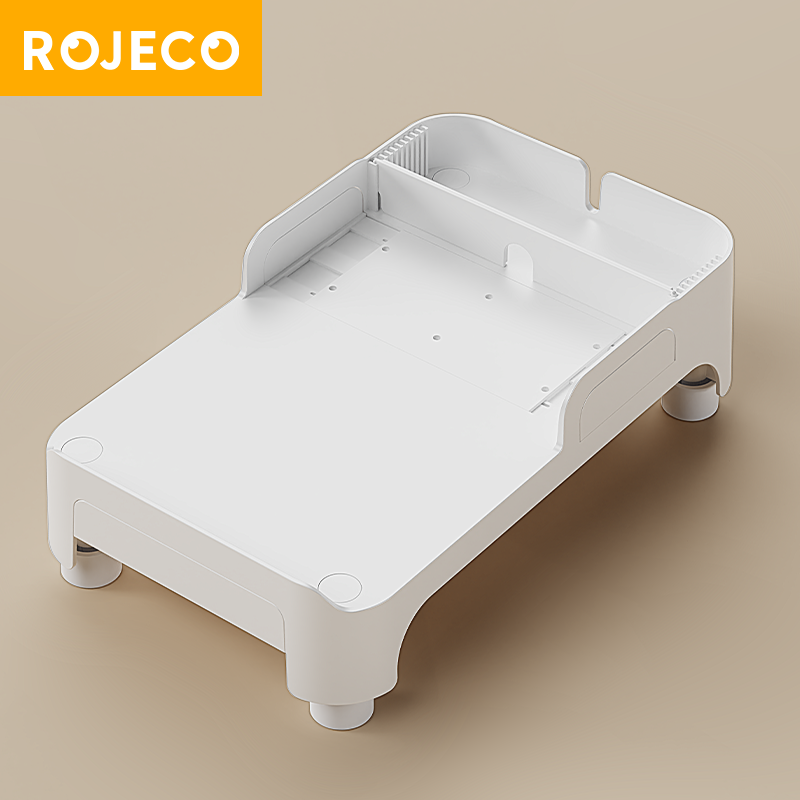 Rojeco máy cho mèo ăn tự động đứng đa chức năng Feeder nâng cao khung giá cho đơn và đôi bowle mèo vật định lượng thức ăn