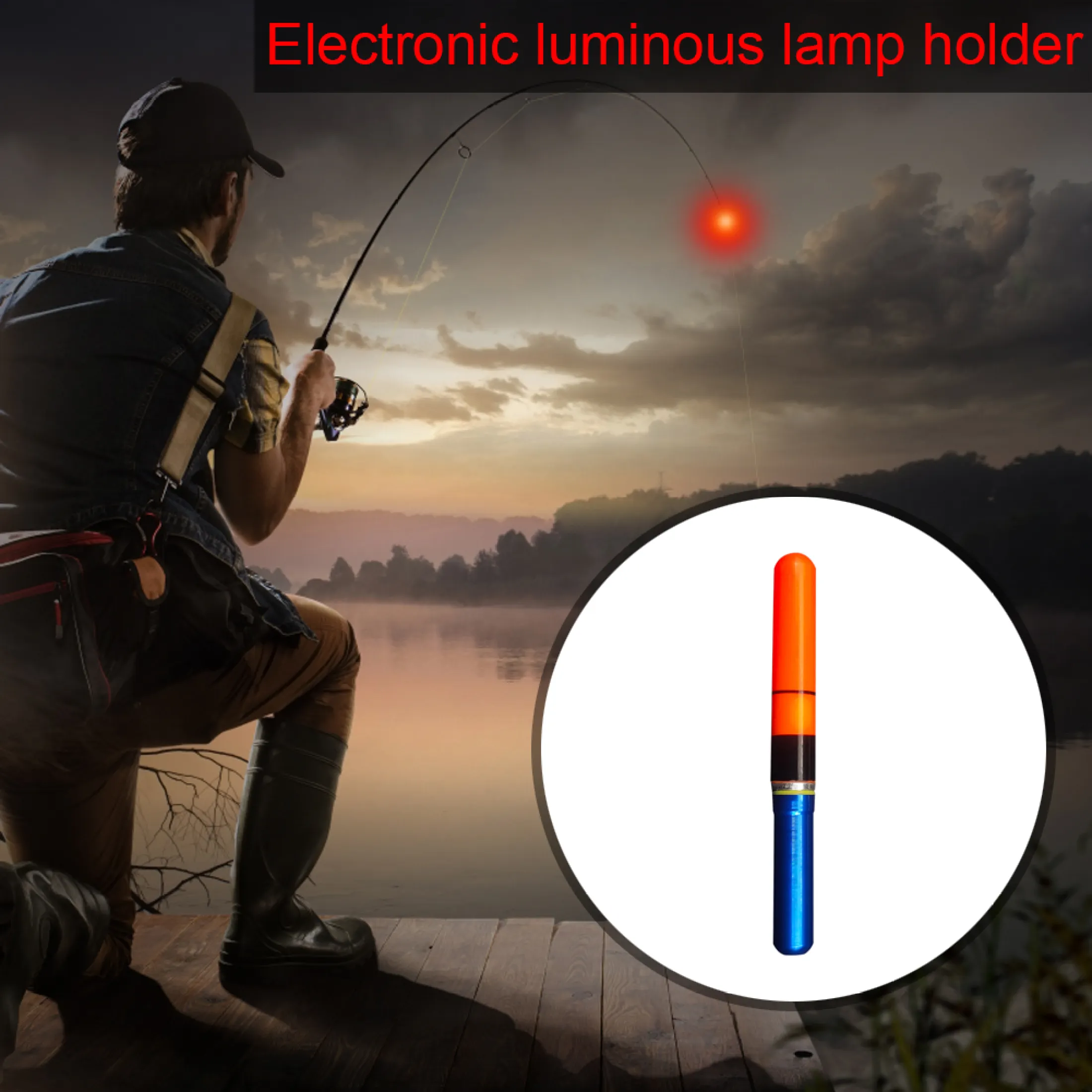 Portable Luminous Night Light Stick Electronic LED sea fishing float tube ne