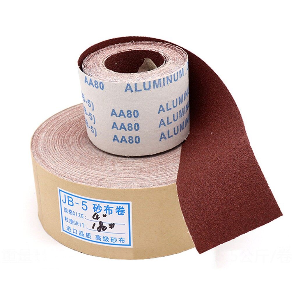 Cuộn giấy nhám chiều rộng 95mm vải nhám giấy nhám giấy nhám 80 grit / 120 grit / 150 grit / 180 grit / 240 grit / 320 grit / 400 grit / 600 gri