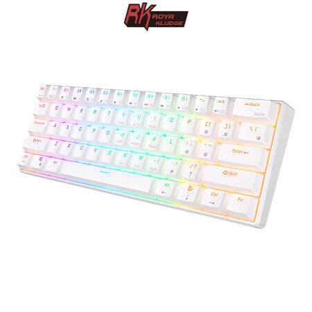 RK61 Wireless/Wired Mechanical Gaming Keyboard, 61 Keys, Portable