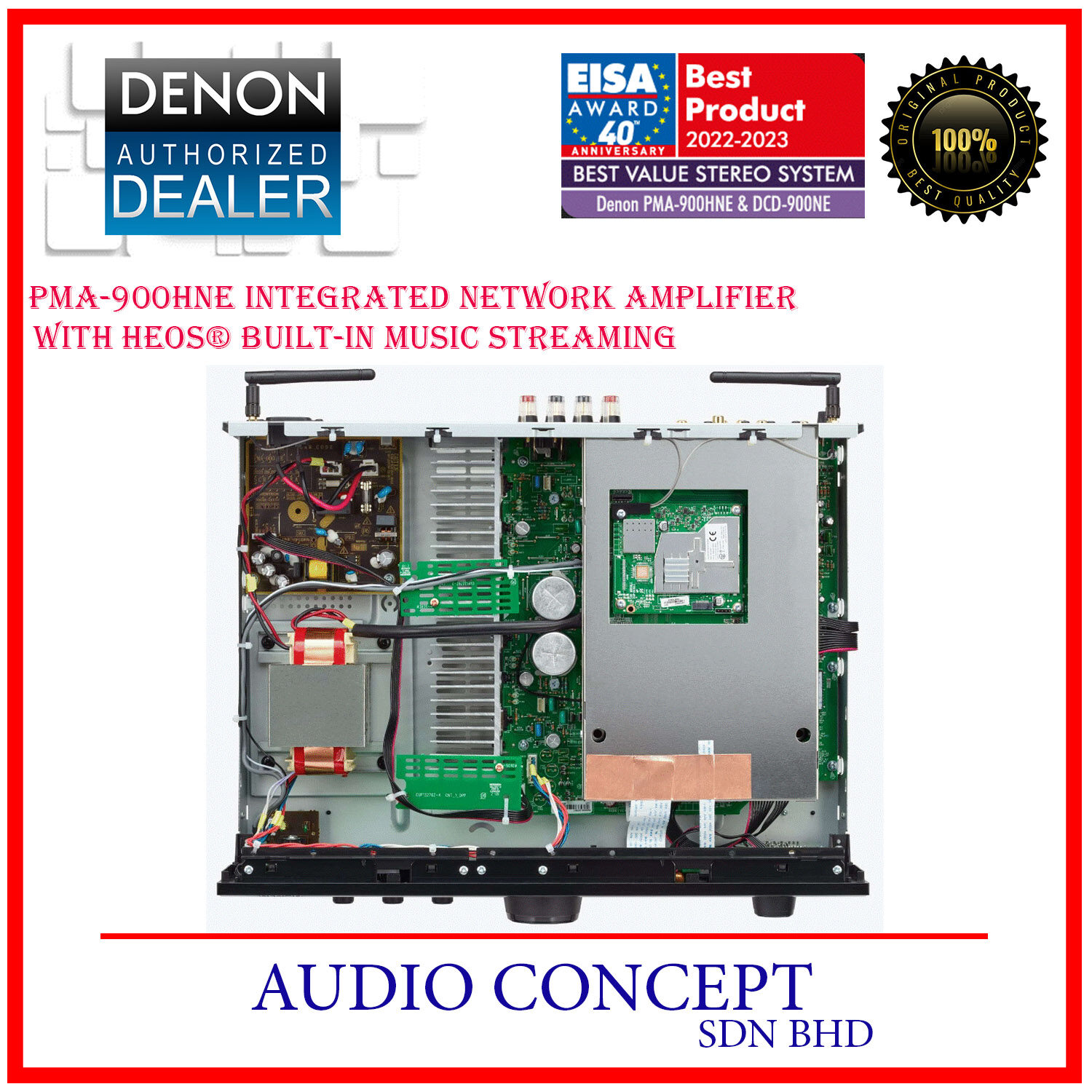 PMA-900HNE - Integrated Network Amplifier with HEOS® Built-in music  streaming