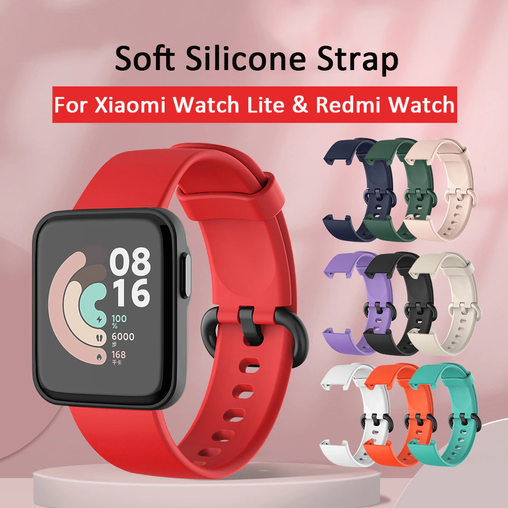 Silicone Strap For Xiaomi Mi Watch Lite Global Version Smart Watch  Replacement Sport Bracelet Wristband for Mi Watch Lite / Redmi Watch Strap  in Deep Green: Buy Online at Best Prices in