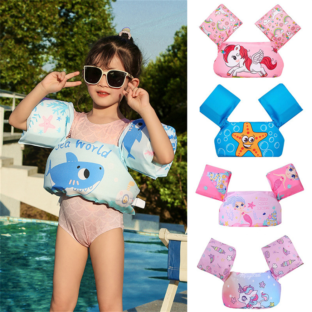 AISAMEFE Children Buoyancy Clothing Water Sleeve Children Pearl Cotton Arm Ring Beginner Training Swimsuit Vest ราคา 209 บาท*ส่งฟรี