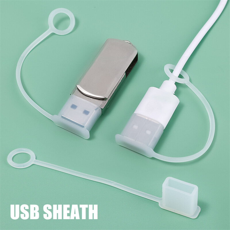 1/5/10pcs cáp dữ liệu cắm bảo vệ bìa cho type-c/usb/hdmi cáp dữ liệu giao diện bụi che chống-giảm cân