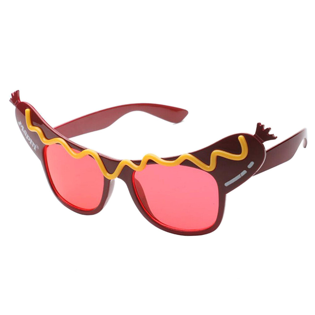 Funny Hot Dog Shape Glasses Costume Party Sunglasses Fancy Dress Accessories 