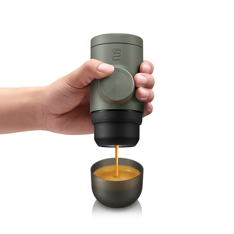 WACACO Minipresso GR2, Espresso Machine for Outdoor Compatible Ground Coffee, Portable Coffee Maker, For Gift Travel Camping ราคา 2,090 บาท*ส่งฟรี
