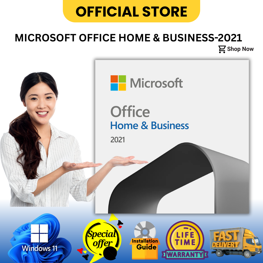 Microsoft office Home & Business 2021 ESD, T5D-03483 Harga 157 Ringgit*Penghantaran Percuma
