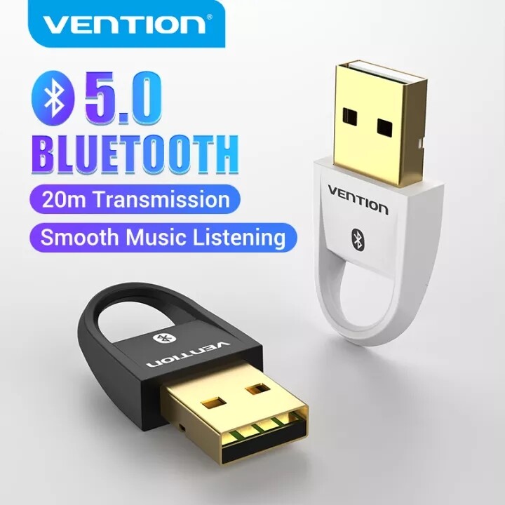Vention dongle bluetooth 5.1 5.0 cho máy tính bộ chuyển đổi thiết bị usb bluetooth cho pc ps4 máy tính xách tay bàn phím chuột tai nghe âm thanh xbox windows 7 8 10 bộ chuyển đổi bluetooth usb