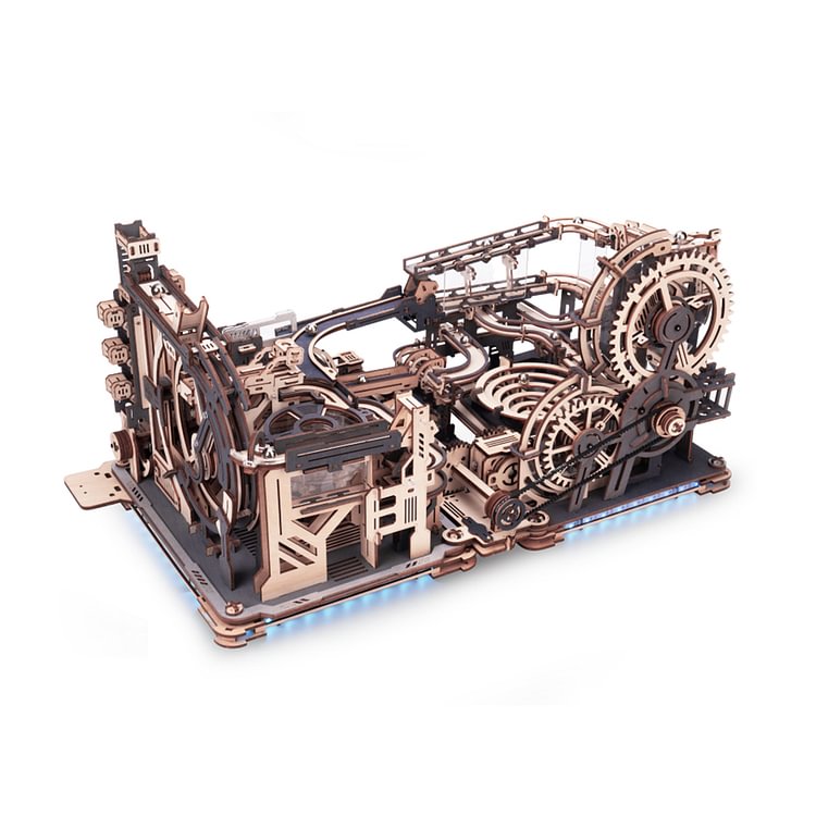 ROKR Marble Run Model Spaceport Electric Model 3D Wooden Puzzles Building Blocks Electronic & Remote Control Toys Adults Toy Gift ราคา 3,701 บาท*ส่งฟรี