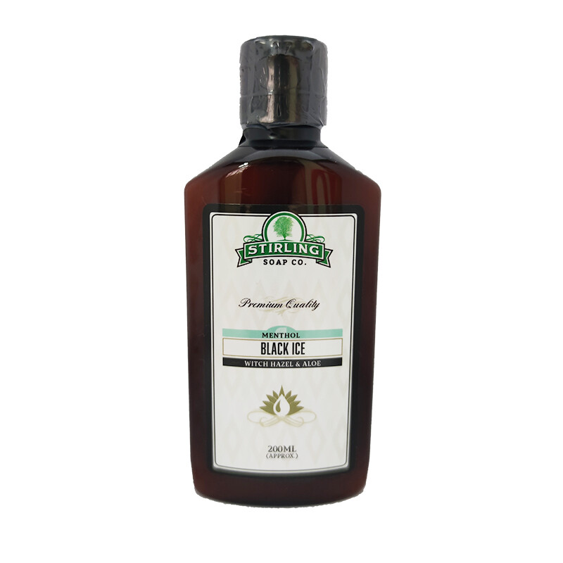 Gambar Stirling Soap Company Black Ice Witch Hazel   Aloe 200ml Made in USA