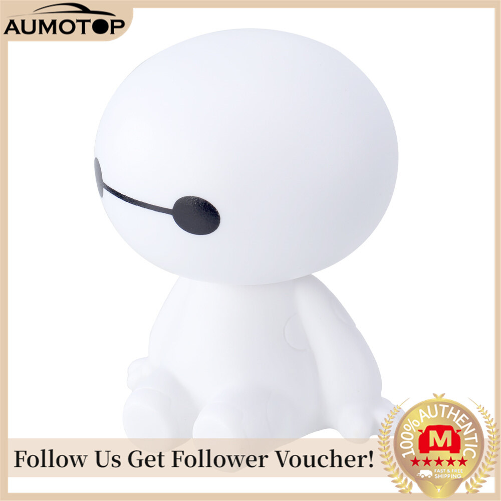 【COD/Ready】Búp Bê Lắc Đầu Robot Baymax Dễ Thương Xe Trang Trí Nội Thất, Phụ Kiện Trang Trí Ô Tô Bằng Nhựa Hoạt Hình