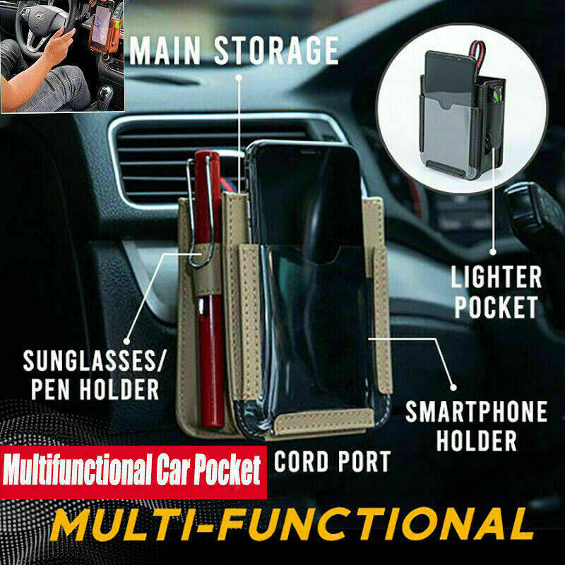 Multifunctional Car Pocket Automotive Air Vent Mobile Phone ...