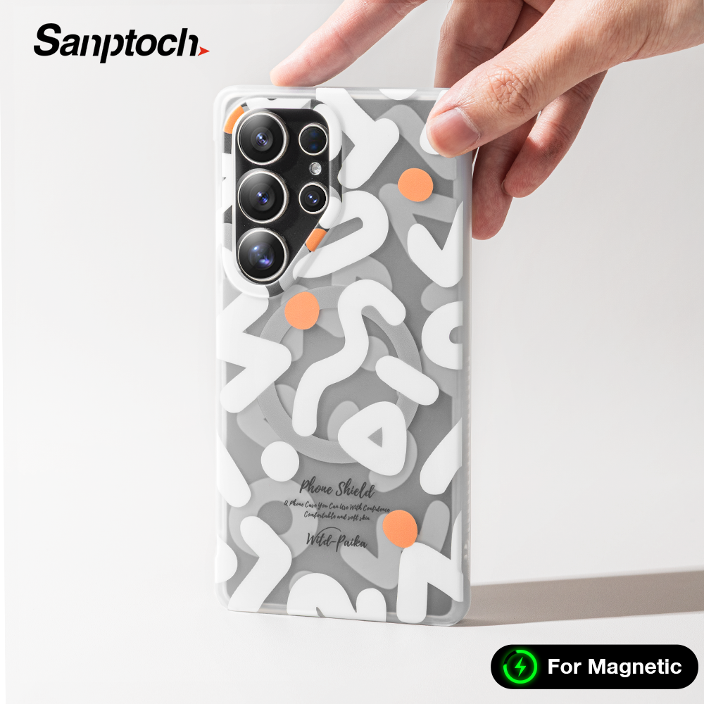 Product photo of Sanptoch Graffiti Magnetic Case (Galaxy S25/S24 Ultra) from its Lazada listing