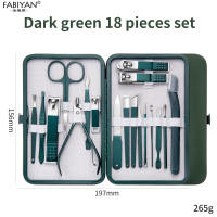 Manicure  Set Stainless Steel Nail Cutter Fingernail Clippers Trimmer Eyebrow Scissor Tweezers Ear Spoon Facial Care Manicure Manicure Beauty Tool Kit