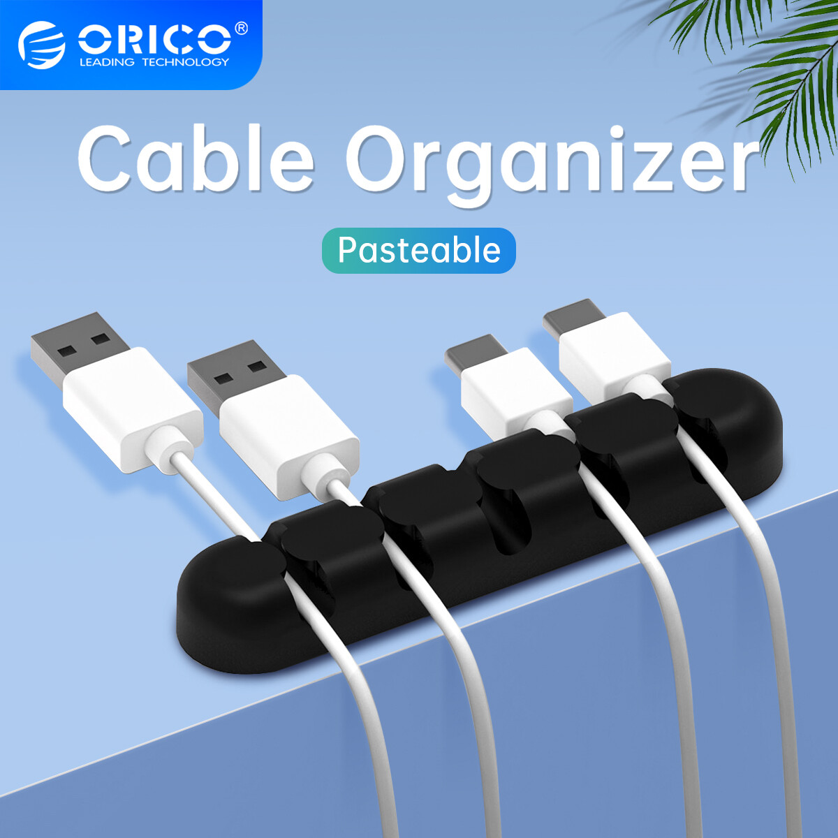 Orico dụng cụ sắp xếp cáp dụng cụ cuộn dây cáp usb bằng silicon kẹp quản lý gọn gàng để bàn giá đỡ cáp cho chuột dụng cụ sắp xếp dây tai nghe
