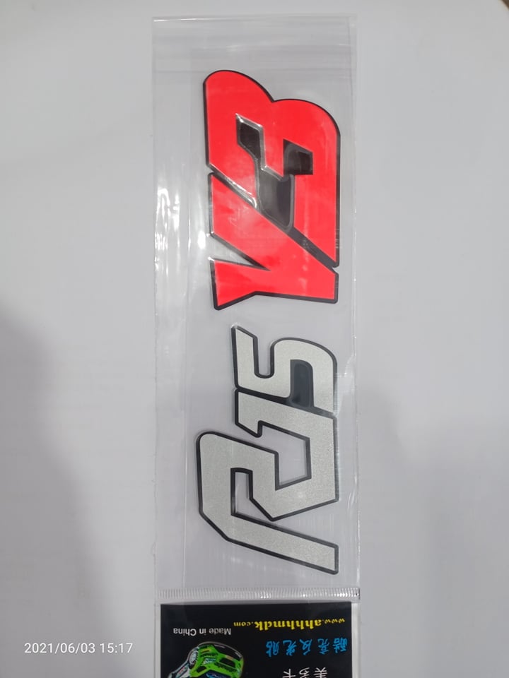 Logo Reflective Emblem Decal Car Bike Sticker Logo (5X5 Inch)
