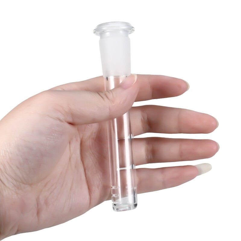 Gambar 1pc Glass Tube Pipe Adapters Durable Safety Scientific Tube Adapters Transparent Science Tube Fitting For School Experiment