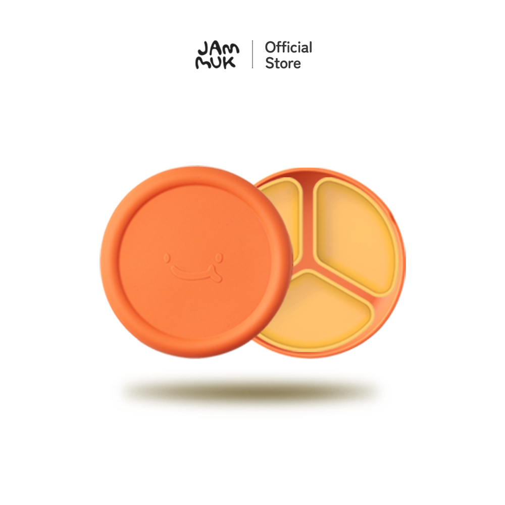 [Malang Honey] JAMMUK Baby Food Silicone Suction Plate Set (The Lid, Tray and Divider A/B), 5 colors ราคา 2,268 บาท*ส่งฟรี